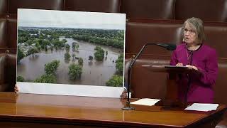 Rep MillerMeeks Speaks on Recent Floods Impacting Iowa Thanks First Responders [upl. by Piselli]