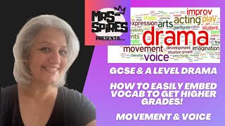 Easily Embed Vocab to Get Higher Grades  GCSE and A LEVEL DRAMA [upl. by Ellehcyar]