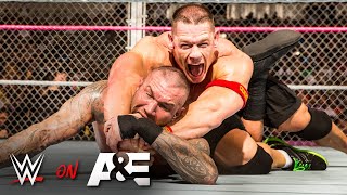 Origins of John Cena and Randy Ortons rivalry AampE WWE Rivals John Cena vs Randy Orton [upl. by Elfrida]