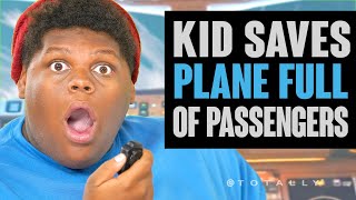 Kid SAVES PLANE Full of Passengers when Pilots Can’t Fly [upl. by Voletta]