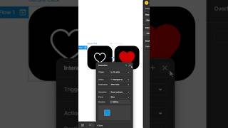 Heart animation in photoshop figma shorts [upl. by Cartie]