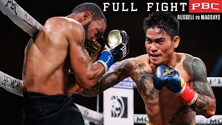 Russell vs Magsayo FULL FIGHT January 22 2022  PBC on Showtime [upl. by Nnaeiram]