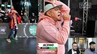 🔥PAPO REACCIONA al MINUTO de PRESENTACÍON de ACZINO  FMS ARGENTINA J3 [upl. by Macmahon]