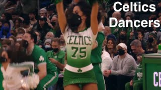 Boston Celtics Dancers  NBA Dancers  2132022 Dance Performance  Celtics vs Hawks [upl. by Kerby]