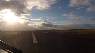 Take off Honolulu HD Cockpit View [upl. by Arytal910]