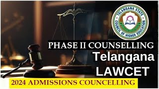 PHASE II TG LAWCET COUNSELLING 2024 [upl. by Enetsirk373]