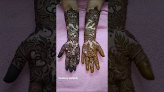 Bridel kafif mehndi design new mehndi design kfif mehndi design do like 👍 and subscribe [upl. by Gilliette]