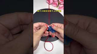 How to tie a knot if the bag mouth is too short Slow motion tutorial is here You can easily ti [upl. by Eikcaj803]