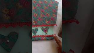 organza heart design diy easydesign viral video [upl. by Gustafson]