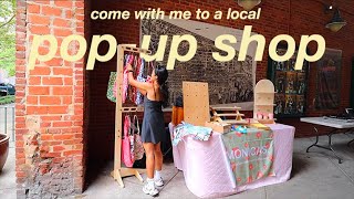 revealing my new vendor market displays  popup shop vlog Vertical Ledge first impression [upl. by Shanks]