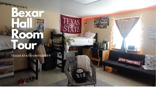 BEXAR HALL DORM TOUR  Texas State University [upl. by Anada707]