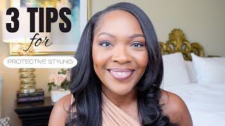 RELAXED HAIR PROTECTIVE STYLING TIPS YOU CANT AFFORD TO MISS [upl. by Phylis]