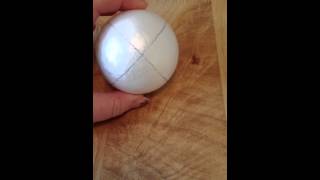 Polystyrene ball review  Make christmas baubles [upl. by Reg]