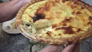 Quick Custard Pie Recipe [upl. by Dercy]