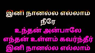 En Nesar neerthanaiya Karaoke Track with Lyrics in Tamil [upl. by Nomi]