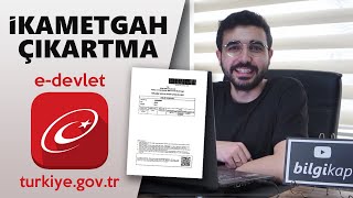 EDevlet İkametgah Çıkarma  İkametgah Belgesi Nasıl Alınır [upl. by Nwahsid]