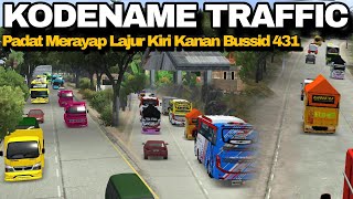 KODENAME TRAFFIC PADAT MERAYAP BUSSID V431 [upl. by Leal]