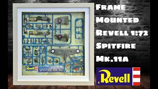 Revell 172 Spitfire MkIIa  Display Case Mounted  Full Build [upl. by Anitsyrc879]