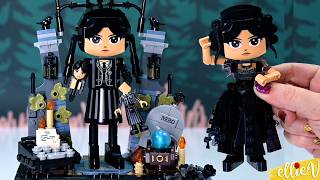 Need a dose of creepy gothic 🪦 Build your own scowling Wednesday Addams  LEGO build amp review [upl. by Nadirehs]