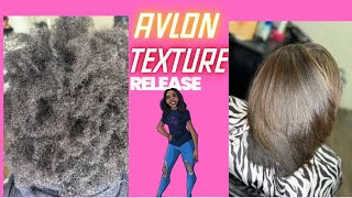 Avlon Texture Release  Option 3  “Straight Natural” on Type 4C hair [upl. by Aeriel332]