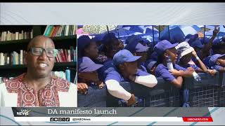 DA Manifesto Launch 2024  Political Analyst Sandile Swana weighs in [upl. by Anama996]