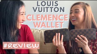 LOUIS VUITTON CLEMENCE WALLET  HONEST REVIEW  CLEMENCE VS ZIPPY COMPARISON [upl. by Ille]