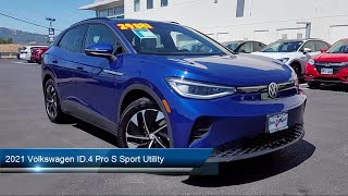 2021 Volkswagen ID4 Pro S Sport Utility D23560A Dublin Pleasanton Livermore Fremont San Franci [upl. by Mogerly207]