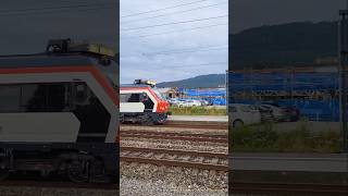 SBB Mess und Diagnosetechnikzug beim Bahnhof Rupperswil [upl. by Ramalahs]