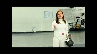 Lateral Parry in Foil Fencing [upl. by Fasano]