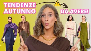 10 TENDENZE PER LAUTUNNO 2024 [upl. by Chlo168]