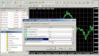 Setting up the range bar indicator v1x for Metatrader 4 [upl. by Thgirw275]