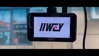 How to use the iiwey D02 EC018 dual dash cam [upl. by Hoffmann]