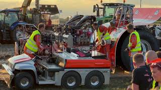 Tractor pulling quotINTERTECHNO LAMBADAquot  Quad Brad Anderson Hemi V8  StartUp and Pull 4K [upl. by Yetta]