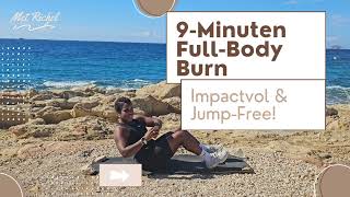 9Minuten FullBody Workout Thuis – Vet Verbranden amp Spieren Opbouwen Zonder Springen [upl. by Ayomat]