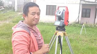 total station survey training in nepali [upl. by Herold]