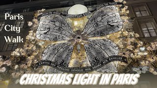 Christmas in Paris 🎄 Walk With Me in Paris City Center Paris France 🇫🇷  4K [upl. by Kramlich]