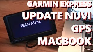 Garmin Nuvi GPS Software Update Apple Mac Macbook Pro [upl. by Ody]