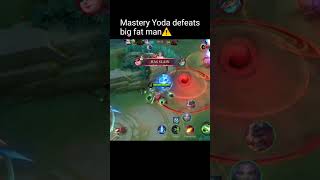 Master Yoda defeats big fat man⚠️ mobilelegends mobilelegendsbangbang mobilelegendshighlights [upl. by Basir778]