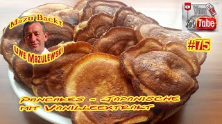 Pancakes  Japanische  Vanilleextrakt  Frühstück mit Mazu Backt 75 Uwe Mazulewski Tutorial [upl. by Nicholson1]