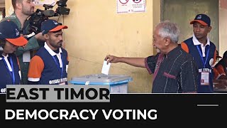 East Timor votes Resistanceera heroes are frontrunners for PM [upl. by Selwin63]