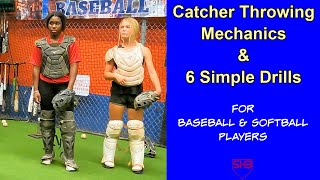 Proper Catcher Throwing Mechanics and Drills Baseball amp Softball [upl. by Anot]