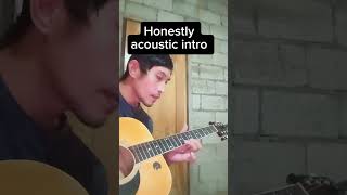 Honestly by harem scarem acoustic intro guitar musichunt cover opm [upl. by Ttenna]