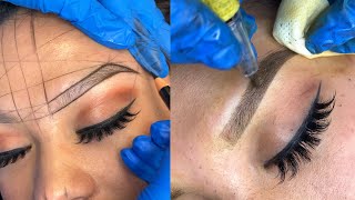 Eyebrow Mapping  Ombre Brows  Episode 82 [upl. by Anisor]