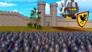 4000000 LEGO KNIGHTS Siege Castle Walls Defense  UEBS 2 Medieval LEGO Mod [upl. by Nnylram]