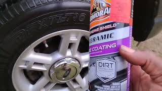 armorall ceramic tire coating still one of the best for under 6 bucks [upl. by Elvin730]