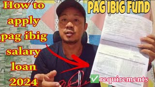 Paano mag apply sa pag ibig salary loanguide tutorial step bystep [upl. by Long911]