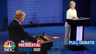 The Third Presidential Debate Hillary Clinton And Donald Trump Full Debate  NBC News [upl. by Parrott654]