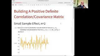 MINI LECTURE 18 How to build a positive definite correlation matrix for Monte Carlo simulations [upl. by Hpejsoj]