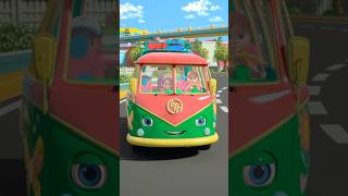 Wheels on the Bus trending viral popular cartoon bussong shorts youtubekids ytshorts [upl. by Raybin]