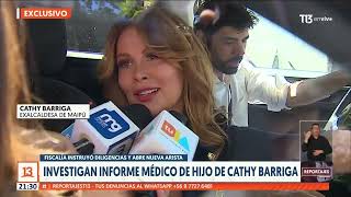 Investigarán informe médico de hijo de Cathy Barriga [upl. by Laurette]